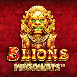 Official Slots logo: 5 Lions Megaways by Pragmatic Play at Spinko Casino