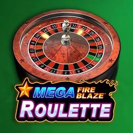 Mega Fire Blaze Roulette slot logo by Playtech at Spinko Casino