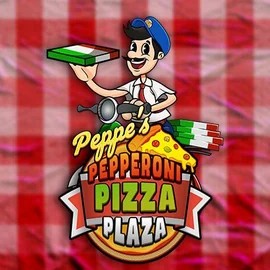 Enjoy Peppe’s Pepperoni Pizza Plaza by Pragmatic Play – logo hosted on spinkoo.pl
